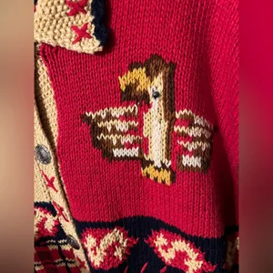 “The Eagles Eye” Autumn Cardigan- 1993 Vintage thumbnail 6