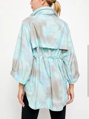 Free People Movement "To Dye For" Packable Jacket with Removable Hood thumbnail 2