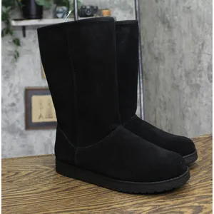 NWT Universal Thread Womens Sarah Suede Shearling Winter Boots 91467407 Black 7M thumbnail 4