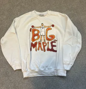 Purdue Zach Edey Big Maple crewneck White Size M thumbnail 1