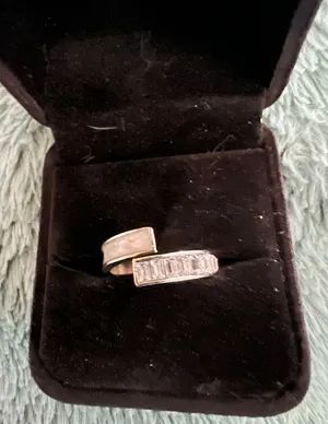 Women’s Stainless Steel Silver Faux Emerald Adjustable Band Size 7-9 thumbnail 1