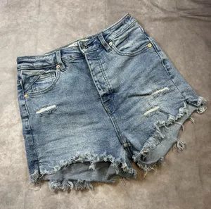 We The Free - Free People Distressed Denim Shorts Women‎ 26 Button Fly thumbnail 1