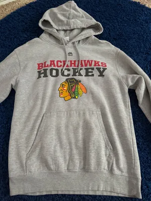 Chicago Blackhawks Hoodie Majestic thumbnail 1