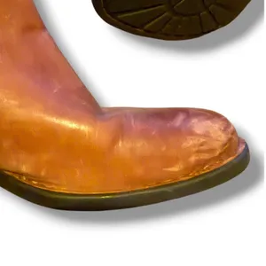 Born‎ Cook Tall Boots Womens 8.5 Cognac Brown Leather Suede Braided Riding Boots thumbnail 6