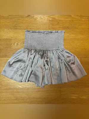 NEW Natural Life Satin Boho Resortwear Beach Vacation Smocked Waist Shorts XS thumbnail 2
