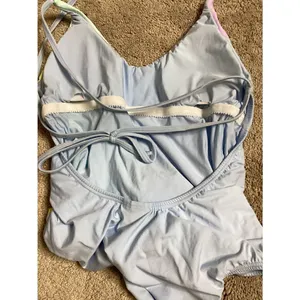 New. Pilyq pastel stripe one piece. Small. Retails $178 thumbnail 4