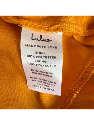 Lulus Never a Dull Moment Pleated Midi Dress Womens Small Marigold Yellow Ruffle thumbnail 5