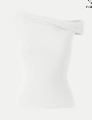 OGL MOVE Eco-SkinKiss® Multi-wear Versatile Necklines Bra Top - White XS New thumbnail 1
