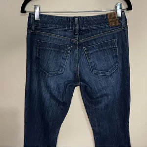 Dylan George & Co Diane Flare Dark Blue Low Rise Trouser Denim Jeans‎ thumbnail 10