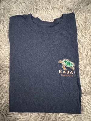 Kauai Hawaii Women’s Tee - Navy (S) thumbnail 1