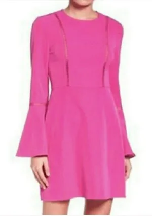 Charles Henry Bell‎ Sleeve Mini Dress in Pink Size Medium thumbnail 1
