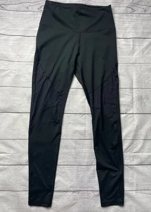 Aerie Cropped Black Leggings thumbnail 1