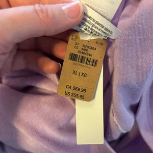 NWT Victoria's Secret PINK Varsity Terry V-Neck Pullover Sweatshirt sz XL thumbnail 5