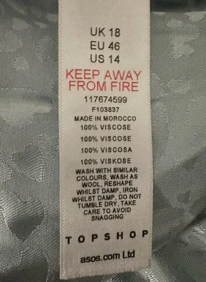 Topshop Heart Jacquard Satin Slip Maxi Dress Blue Size 14 thumbnail 7