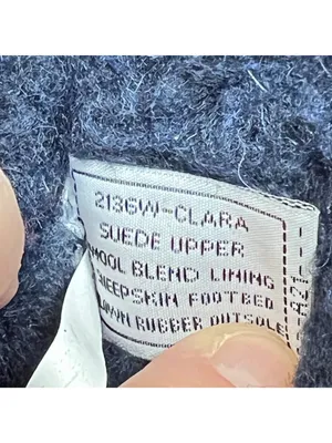 Bearpaw Clara Suede Winter Boots Navy Blue Size 10 Cozy Cabincore thumbnail 9