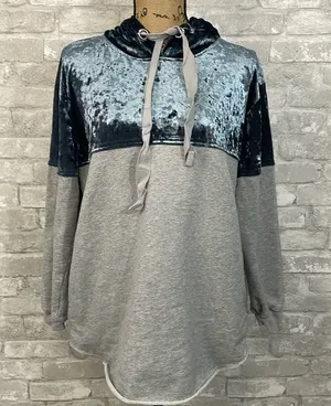 Gimmicks Velvet Hooded Sweatshirt thumbnail 1