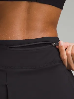 lululemon athletica Black pace rival mid rise tennis skirt thumbnail 5