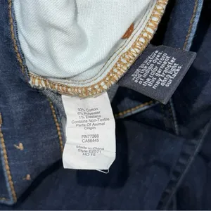 Madewell Skinny Skinny Jeans Sz 25 Dark Wash Low Rise Stretch Denim Style E2571 thumbnail 9