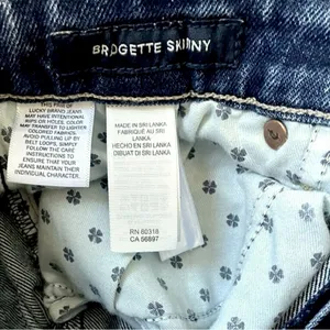 Lucky Brand🍀 Size 6/28 Bridgette Ankle Skinny Jeans Medium Wash. 1990 thumbnail 10