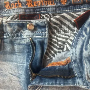 Rockin rival, distressed, and embroidered jeans thumbnail 6