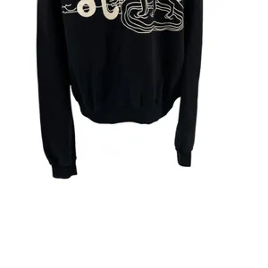 Good American Boyfriend Pullover Sweatshirt Leo Zodiac‎ Sign Black Size 3 Large thumbnail 12