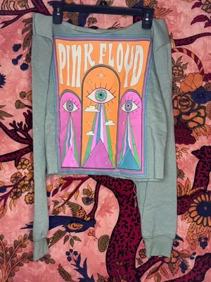 Cropped Pink Floyd Graphic Crewneck thumbnail 1