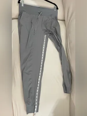 Lululemon Dance Studio Slate Gray Drawstring Jogger Pants Size 10 thumbnail 4