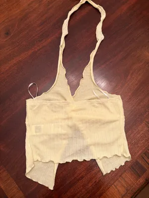 Yellow halter top Size XS thumbnail 2
