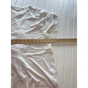 Free People White Knot Front Choker Keyhole Neckline‎ Short Sleeve Top Large thumbnail 6