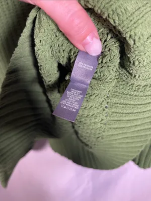 Aerie Womens Green Knit Turtleneck Sweater Oversized Small thumbnail 4