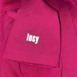 ✨ Lucy Women's Long Sleeve Athletic T-Shirt Pink Round Neck Tee Thumbhole✨ thumbnail 11