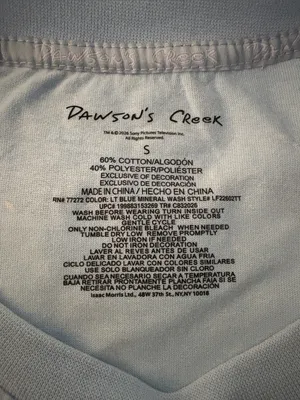 🔹4 for $30 NWT Dawson's Creek Oversized Graphic Tee, Small Blue thumbnail 9