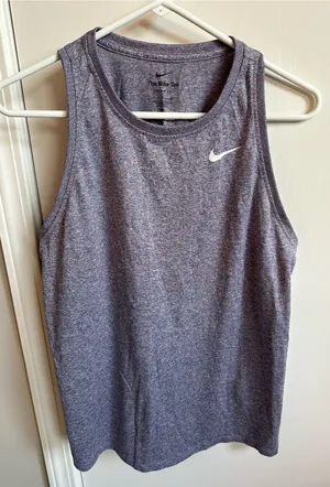 Nike Women's purple Dri-FIT Tank Top thumbnail 1