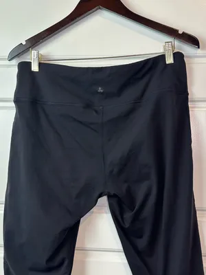 PrAna Transform High Waisted Chakara Yoga Performance Capris Black Size XL thumbnail 5