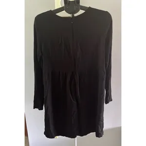 Old‎ Navy Black Long Sleeve Rayon Dress Size Large thumbnail 4