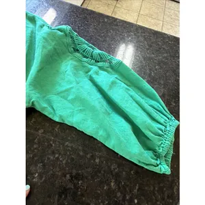 YFB Young Fabulous Broke Green Linen Dress Sz s Tunic Shirt Beachy‎ Lightweight thumbnail 8