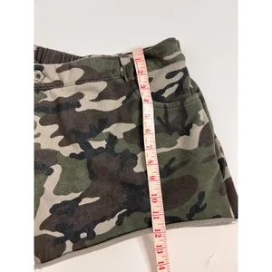 POL Camo Sweat Shorts Size Small Raw Hem High Rise Stretch Lounge Casual thumbnail 6