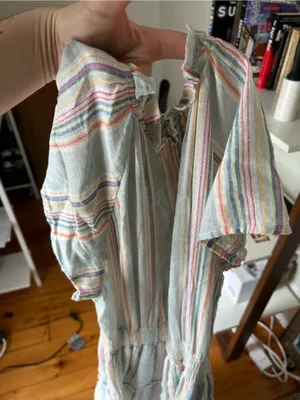 Rails Multicolor Striped‎ amellia cotton Midi Dress small sag harbour linen cott thumbnail 8