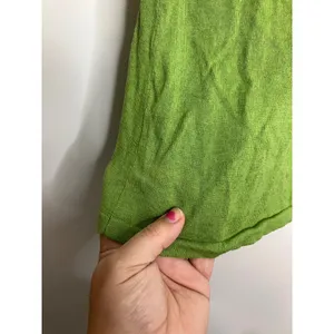 WoolOvers Camisole Women Size M Green Good Lace Trim Silk Cotton Knit Tank Top thumbnail 3