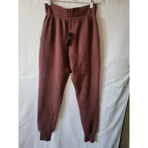 Abercrombie & Fitch Soft A&F Collection Maroon Jogger Sweatpants Women’s Size S thumbnail 2