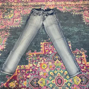 P & P Skinny Jeans with Faded Detailing thumbnail 1