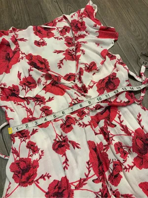 Free People French Quarter Floral Print Mini Wrap Dress Womens Sz S Boho Beach thumbnail 11
