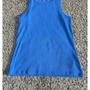 No Boundaries Women's Blue Ribbed Tank Top Size‎ Large thumbnail 4