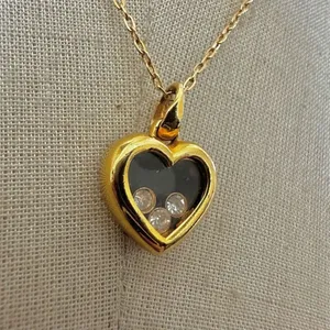 Vintage 1994 Avon Jewelesque Heart Pendant necklace thumbnail 3