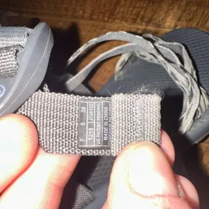 Chacos gray double strap classic size 7 hiking sandals thumbnail 5