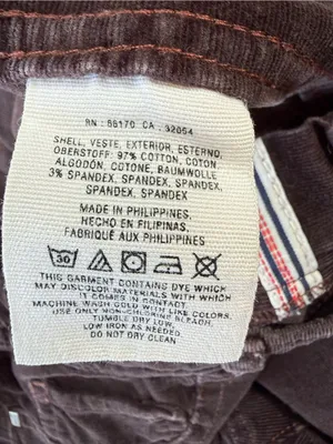 Pilcro and the Letterpress Anthropologie Vintage-Inspired Women's Brown Corduroy Pants W32 thumbnail 4