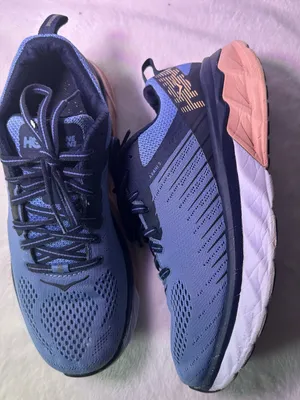 Hoka Arahi 3 Blue Navy Pink Women's Running Shoe thumbnail 7