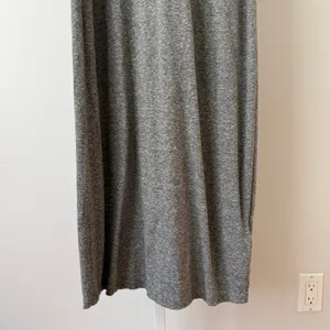 Current Elliott 3 Large Heather Grey Louella Long Tank Dress Sleeveless Maxi thumbnail 3