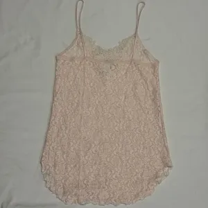 Vintage 90s Night Magic Cinema Etoile Pink Lace Cami Slip Top M thumbnail 4