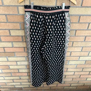Anthropologie Maeve Rooibos Wide Leg Pull-On Boho Printed Pants Size Small thumbnail 2